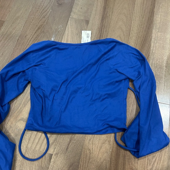 Dark Blue Crop Top Size S - Picture 3 of 5